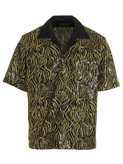 Havanii Sequin Bowling Shirt In Multicolor