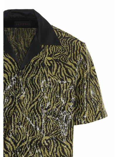 Havanii Sequin Bowling Shirt In Multicolor