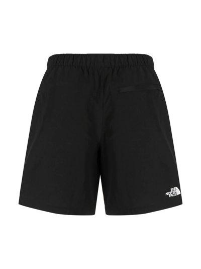 Shop The North Face Logo Print Track Shorts In Black