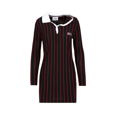 Shop Y/project Logo Patch Striped Knit Mini Dress In Multi