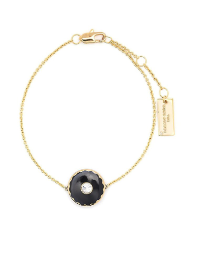 Shop Marc Jacobs The Medallion Bracelet In Gold