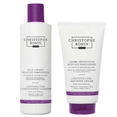 Shop Christophe Robin Luscious Curl Regimen For Wavy To Curly Hair