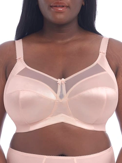 Shop Goddess Keira Side Support Wire-free Bra In Pearl Blush