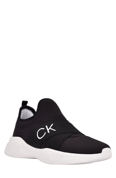 Shop Calvin Klein Hera Slip-on Sneaker In Black 001