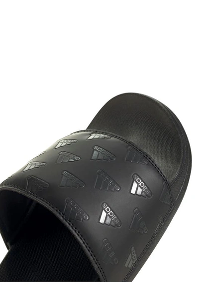 Shop Adidas Originals Adilette Comfort Sport Slide In Core Black/ Carbon/ Core Black