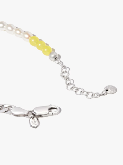 Shop Maria Black Positano Chain Bracelet In Silver