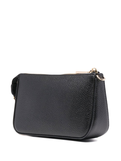 Michael Michael Kors Jet Set Pebbled Tote Bag In Schwarz