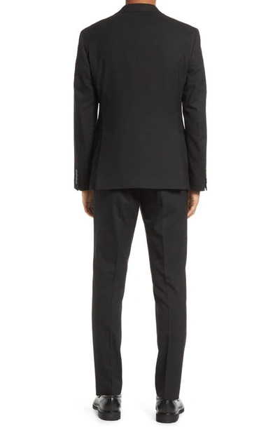 Nordstrom Rack Extra Trim Fit Suit In Black