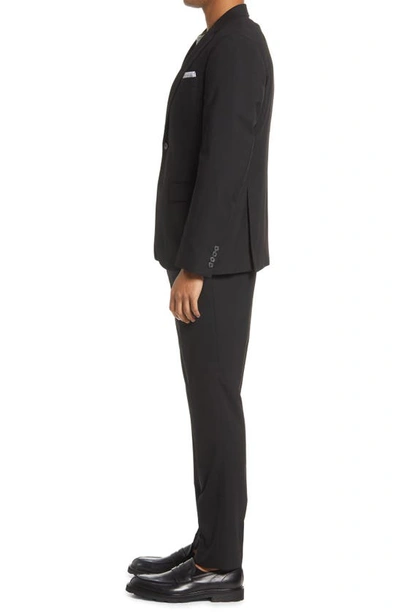 Nordstrom Rack Extra Trim Fit Suit In Black