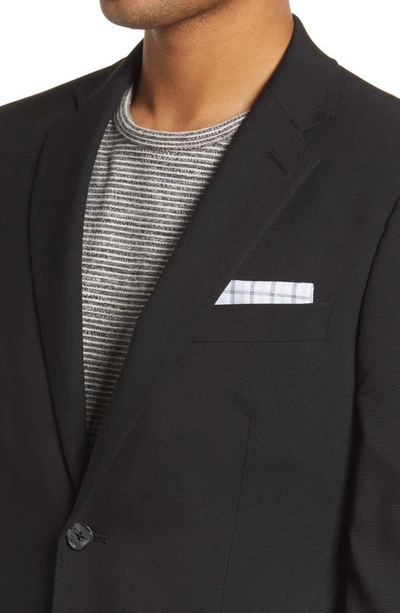 Nordstrom Rack Extra Trim Fit Suit In Black