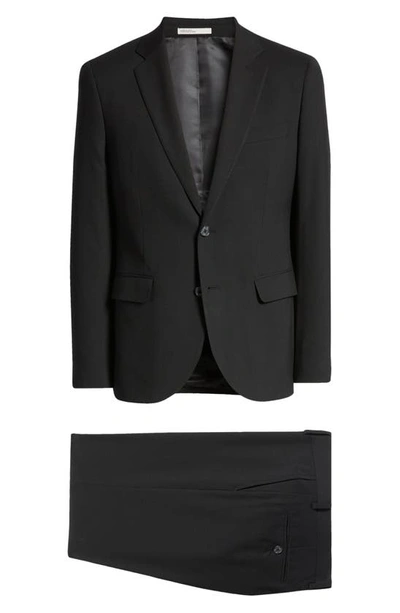 Nordstrom Rack Extra Trim Fit Suit In Black