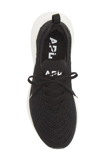 Shop Apl Athletic Propulsion Labs Techloom Zipline Running Shoe In Black / White