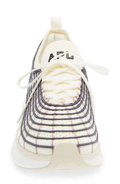 Shop Apl Athletic Propulsion Labs Techloom Zipline Running Shoe In Pristine / Midnight / Rose