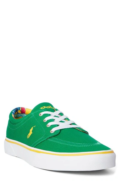 Ralph Lauren Faxon X Sneaker In Cruise Green | ModeSens