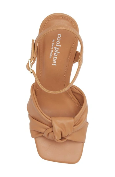 Shop Cool Planet By Steve Madden Jilly Platform Sandal In Tan Paris