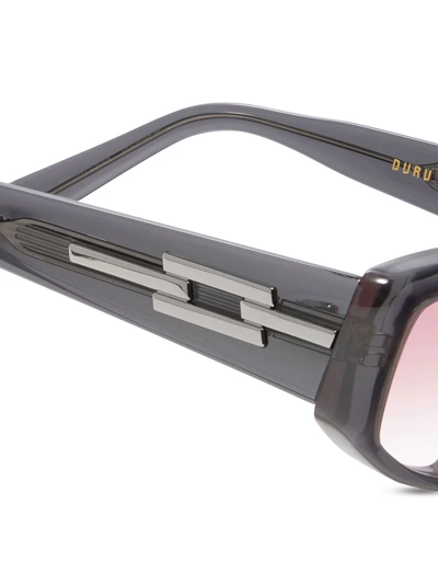 Shop Gentle Monster Duru G1 Oval Frame Sunglasses In Pink