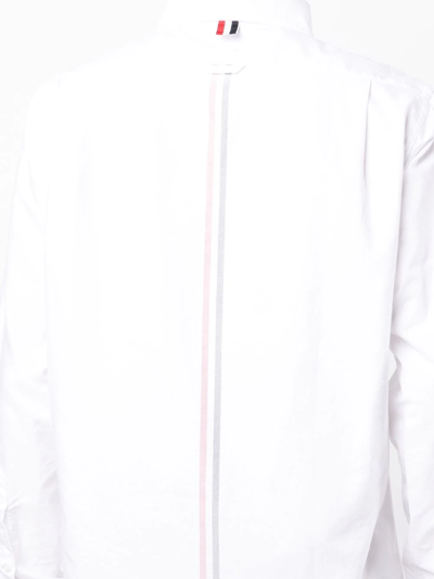 Shop Thom Browne Cotton Pocket Shirt In White