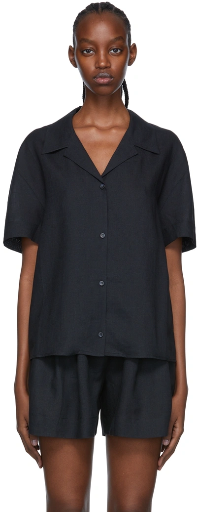 Shop Asceno Black Prague Shirt