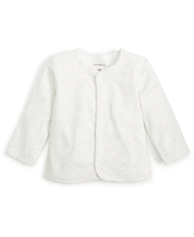 Shop First Impressions Unisex Cardigan, Created For Macy's In Light Grey Heather