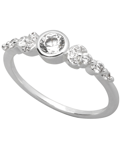 Shop And Now This Women's Moon Phase Ring In Fine Silver Plated