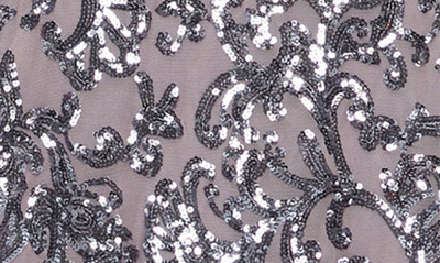 Shop Alex Evenings Sequin A-line Evening Gown In Icy Orchid