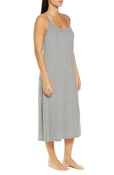 Papinelle Basic Knit Nightgown In Dark Grey