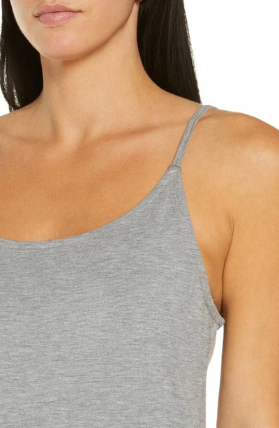 Papinelle Basic Knit Nightgown In Dark Grey