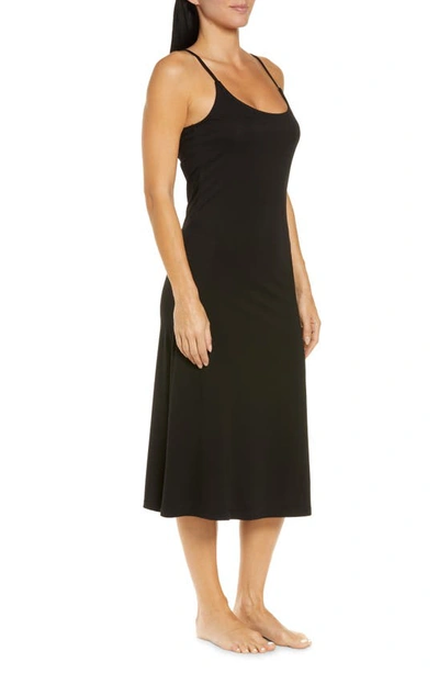 Shop Papinelle Basic Knit Nightgown In Black