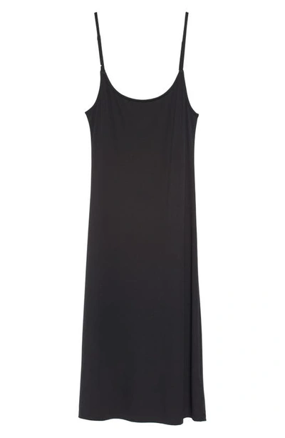 Shop Papinelle Basic Knit Nightgown In Black