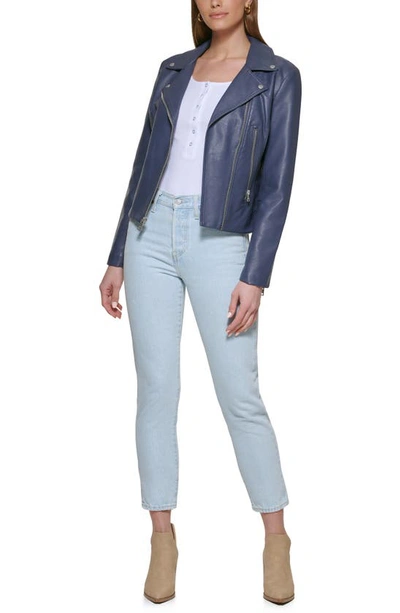 Shop Levi's Faux Leather Moto Jacket In Odyssey Grey