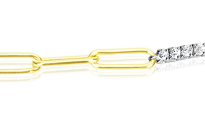 Meira T Diamond Bar Bracelet In Yellow