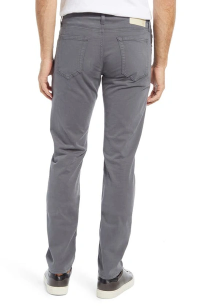 Shop Ag Tellis Slim Fit Stretch Twill Pants In Stone Grey