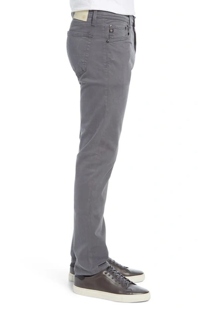 Shop Ag Tellis Slim Fit Stretch Twill Pants In Stone Grey