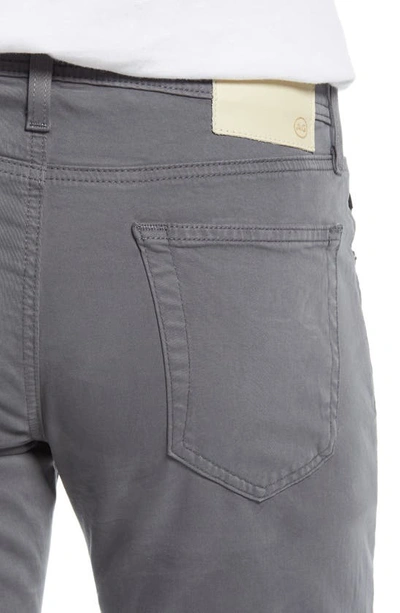 Shop Ag Tellis Slim Fit Stretch Twill Pants In Stone Grey