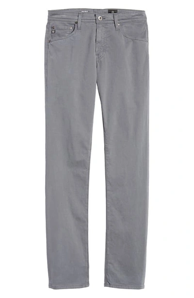 Ag Tellis Slim Fit Stretch Twill Pants In Stone Grey