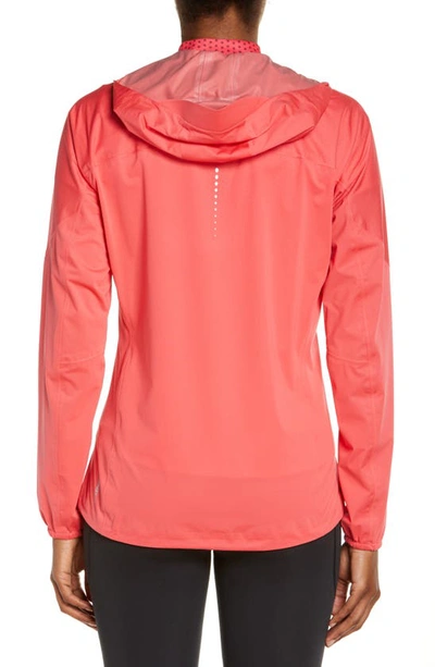 Shop Odlo Zeroweight Waterproof Jacket In Paradise Pink