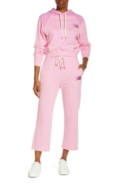 Ugg Mallory Cotton Crop Hoodie In Daydream