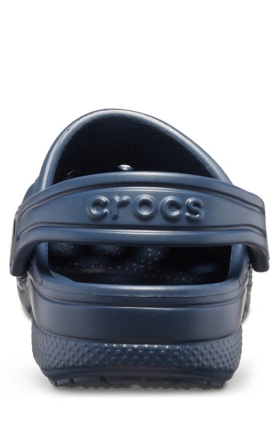 Shop Crocs Kids' Baya Clog In Navy