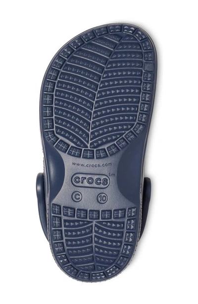 Shop Crocs Kids' Baya Clog In Navy