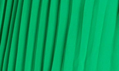 Meghan La Wild Orchid Pleat Jumpsuit In Emerald