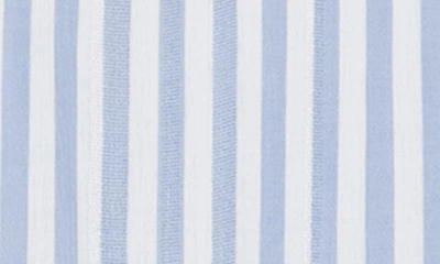 Boho Me Yarn Dye Stripe Tunic In Blue Stripe