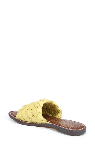 Shop Sam Edelman Griffin Slide Sandal In Butter Yellow