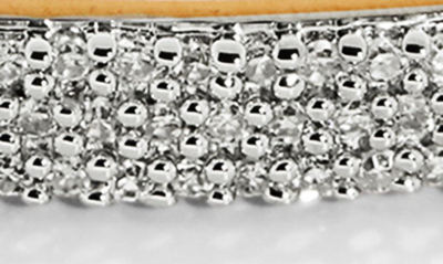 Monica Vinader Gold Essential Pavé Diamond Bangle Diamond In 18ct Gold Vermeil On Silver