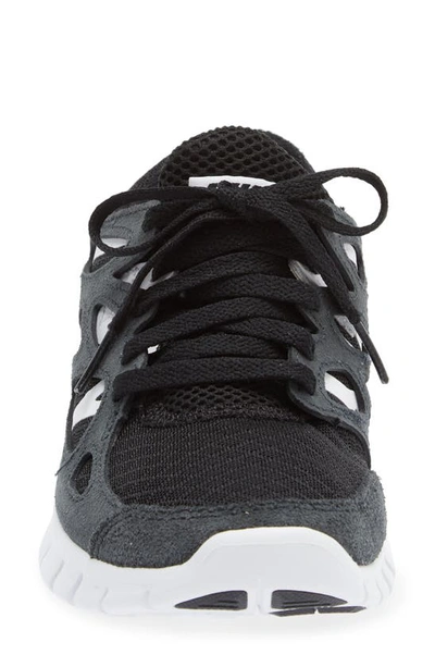 Shop Nike Free Run 2 Sneaker In Black/ White/ Off Noir