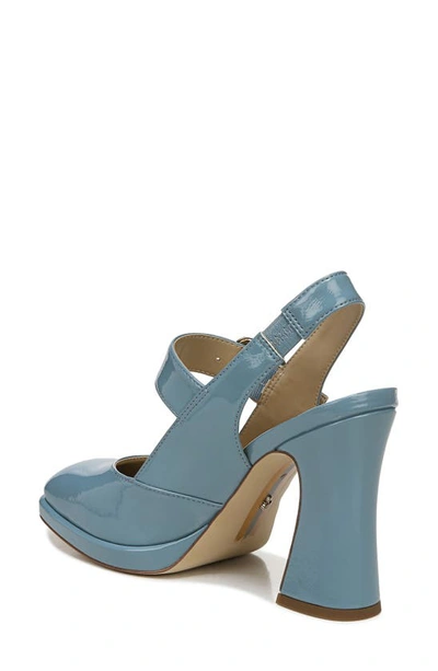 Shop Sam Edelman Jildie Platform Slingback Sandal In Smokey Blue