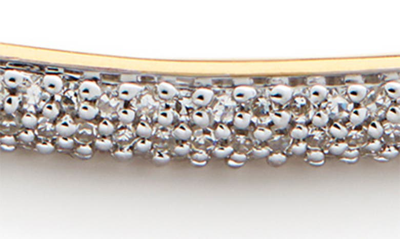 Monica Vinader Fiji Pavé Diamond Mini Bar Bracelet In Yellow Gold