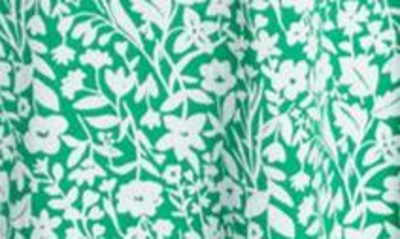 Shop Boden Lace Detail Tie Waist Maxi Dress In Rich Emerald Wildflower Sprig