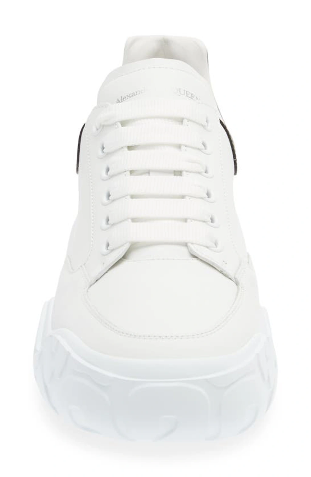 Alexander Mcqueen Mix Sole Runner Sneakers In White/ 