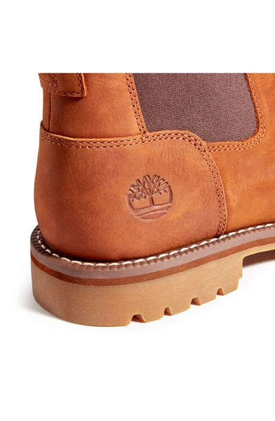 Timberland Men's Redwood Falls Chelsea Boot In Rust Full Grain