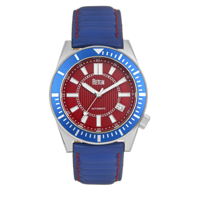 Shop Reign Francis Red Dial Mens Watch Reirn6306 In Red   / Blue
